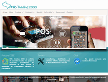 Tablet Screenshot of milo-trading.ro